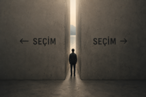 Özgürlük, zihnin sunduğu seçenekler arasından birini seçmek zorunda olmamaktır.